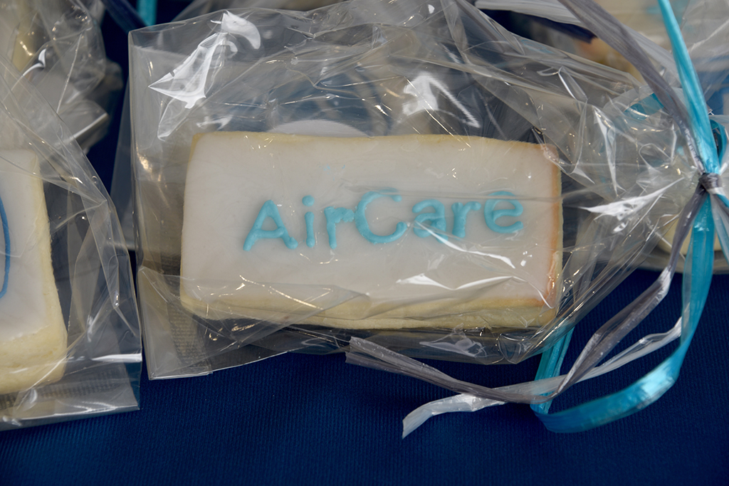 Cookie with AirCare logo