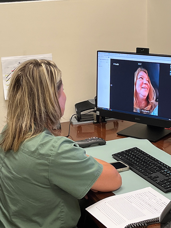Hospitalist telehealth appointment
