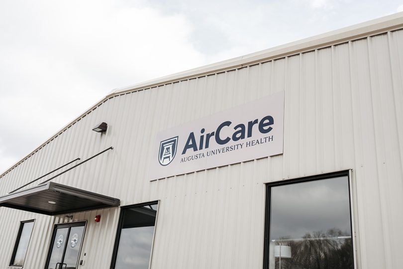 AirCare logo on building